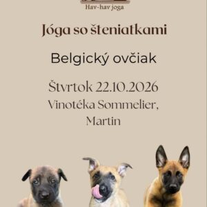 Jóga so šteniatkami Belgický ovčiak - 18:15